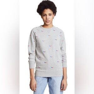 MAISON KITSUNÉ Gray Tricolor Fox Sweatshirt - Unisex Small (19.5")